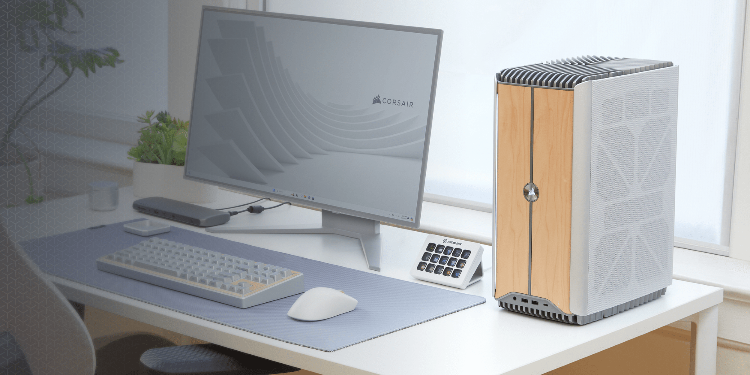 CORSAIR ONE i500 PC – Wood Bright: Liquid Cooled Intel Core i9